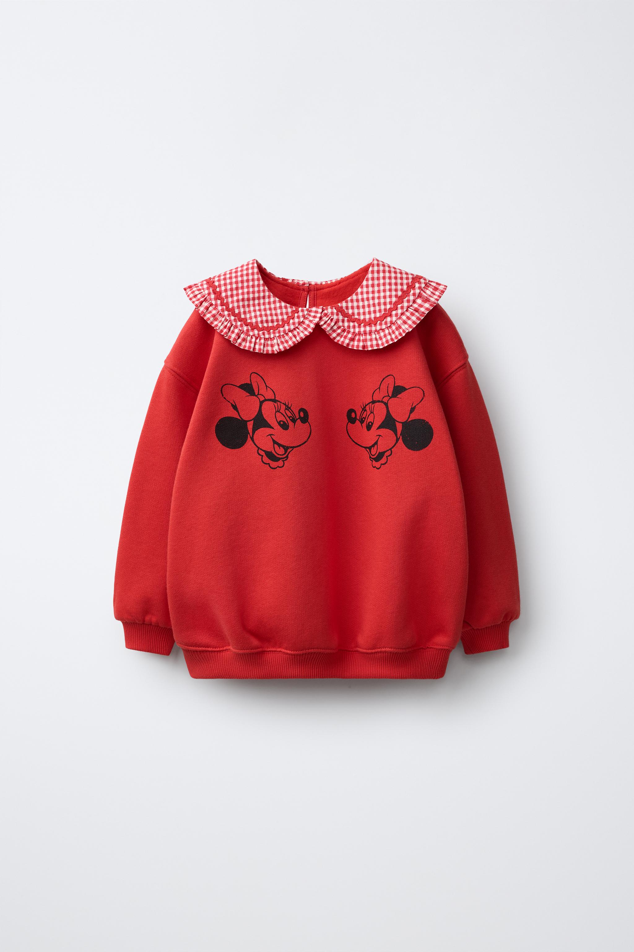 SWEAT COL CARREAUX VICHY MINNIE MOUSE © DISNEY